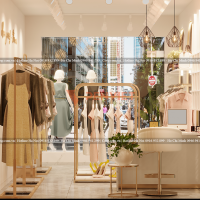 Thiết kế shop thời trang Camela 37 Đông Các